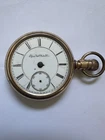 Antique Elgin B.W. Raymond Pocket Watch c. Late 1880s Railroad Era Train Case