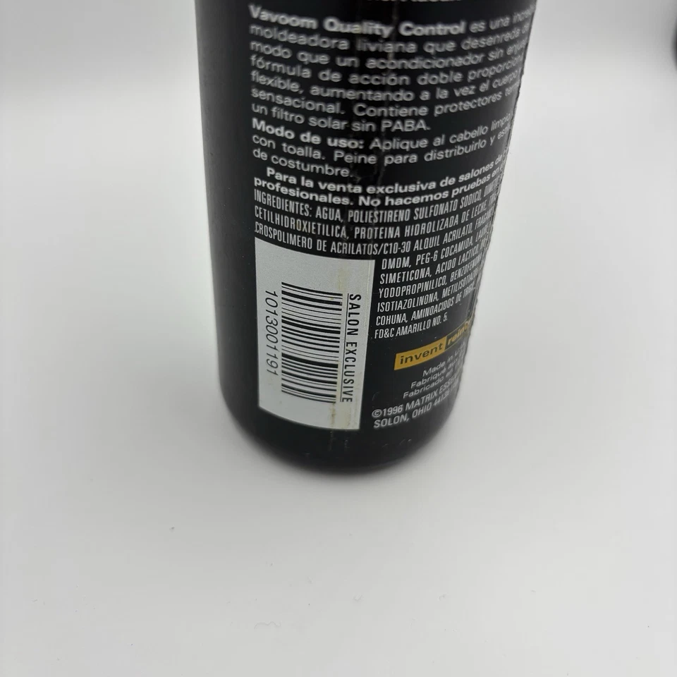 Matrix Vavoom Control de Calidad Acondicionador Ligero -12 Floz - LEER Foto 4 de 4