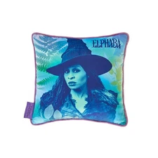 Wicked Glinda and Elphaba Twill Cushion Pre-filled Decorative Blue Children's