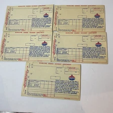 Vintage NOS Standard Oil Revolving Charge Account Agreements (5)