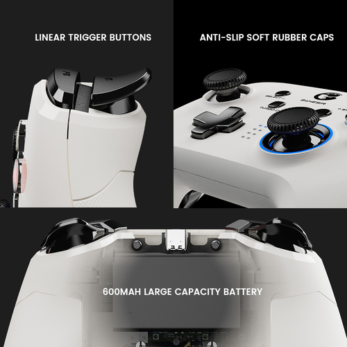 Gamesir T4 Pro Wireless Mobile Gaming Game Controller Bluetooth & Wired Joystick - Picture 8 of 16