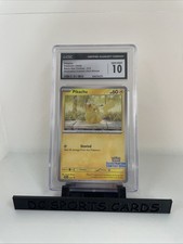 Pokémon Pikachu Black Star Promo 214 CGC 10 Illustration Contest 2024 Winner