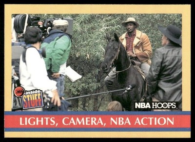 1990-91 NBA Hoops #383 Karl Malone Utah Jazz basketball card
