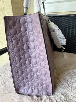 Coach CY672 Large Maggie Tote Bag jasmine NWT in Light Purple | eBay