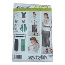 Simplicity Sew Stylish Separates Sewing Pattern 1920 Sz 10 - 18 FF Uncut 2012