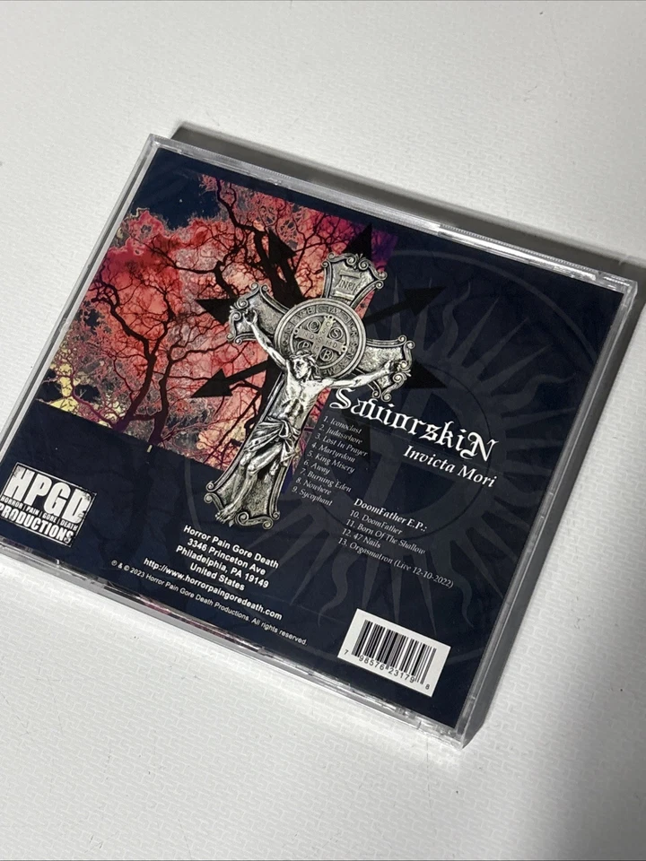 SAVIORSKIN Invicta Mori / DoomFather CD Amorphis Godflesh Katatonia Swans NEW Foto 2 de 2