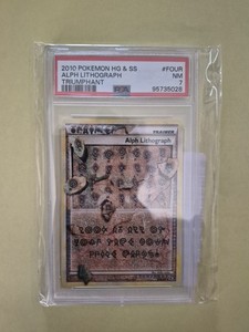 alph lithograph pokemon card Alph Lithograph