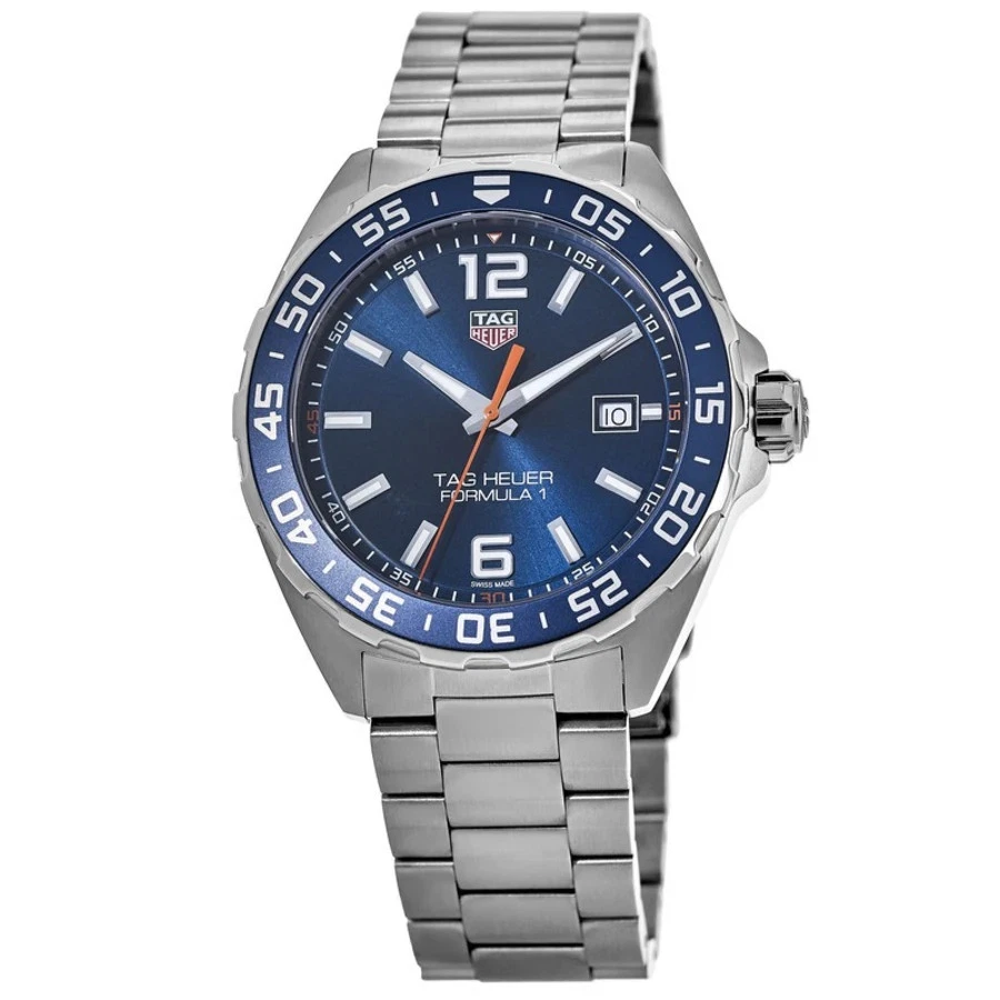 New Tag Heuer Formula 1 Quartz 43mm Blue Dial Steel Men's Watch WAZ1010.BA0842
