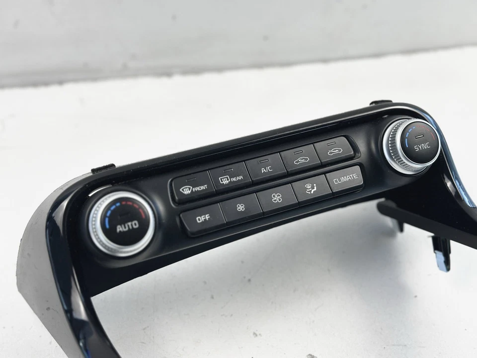 2018-2023 KIA STINGER CLIMATE CONTROL TEMPERATURE SWITCH PANEL BLACK 97250J5XXX - Image 2 of 4