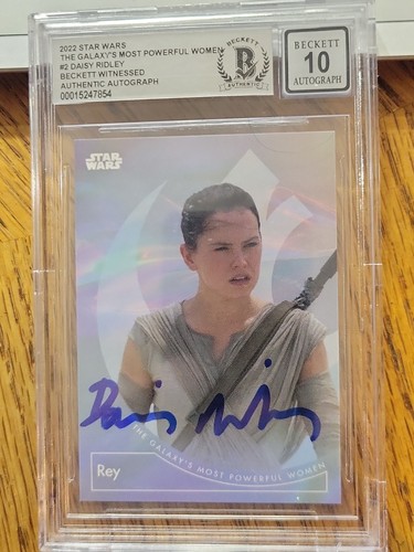 Daisy Ridley as Rey [Hyperlanes Refractor] #A-DR Star Wars 2024 Topps Hyperspace Autograph card