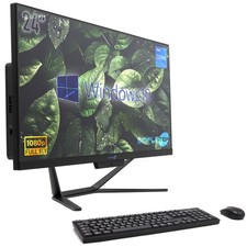 AIO ALL IN ONE i7 24" 16GB 240GB 2TB WIN 10 PC DESKTOP DESKTOP OFFICE