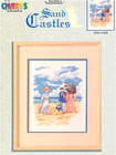 Color Charts SAND CASTLES Cross Stitch Leaflet by Paul Brent summer at the sea — photo 1