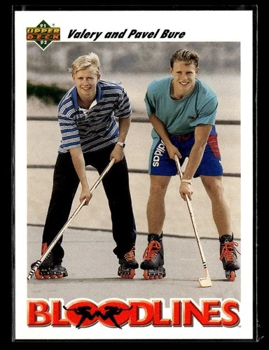 1991-92 Upper Deck Valeri Bure / Pavel Bure #647