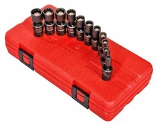 Sunex 1825 Tools 11-piece 1/4 In. Drive 12-point Metric Magnetic Universal
