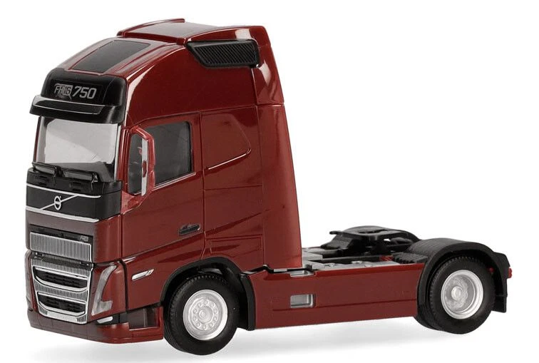 Camion EMEK 1/25 - Volvo FH 8x4 Avec Ampliroll Rouge - Finlande - Neuf