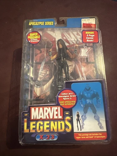 New Rare Marvel Legends X-Men X-23 6" Figure 2005 Apocalypse series Black Suit