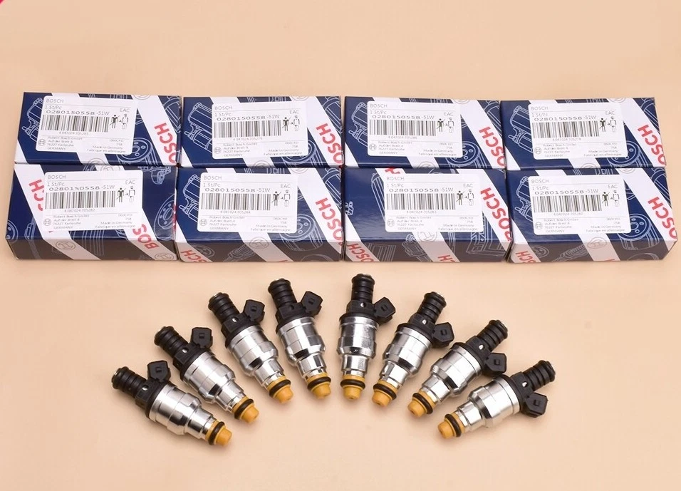 8Pcs OEM BOSCH 42lb Fuel Injectors For LS1 LT1 Chevrolet Ford Mustang 0280150558 Foto 3 de 4