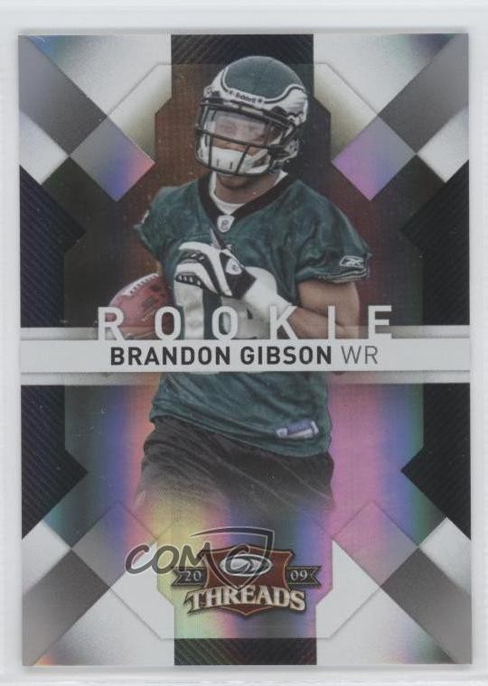 2009 Donruss Threads Century Proof Silver /250 Brandon Gibson #112 Rookie RC 0b5