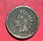 1859 US Indian Head Cent! Copper Nickel Variety! 1st Year Issue! FINE Details!