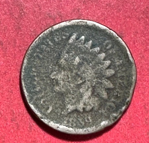 1859 US Indian Head Cent! Copper Nickel Variety! 1st Year Issue! FINE Details!