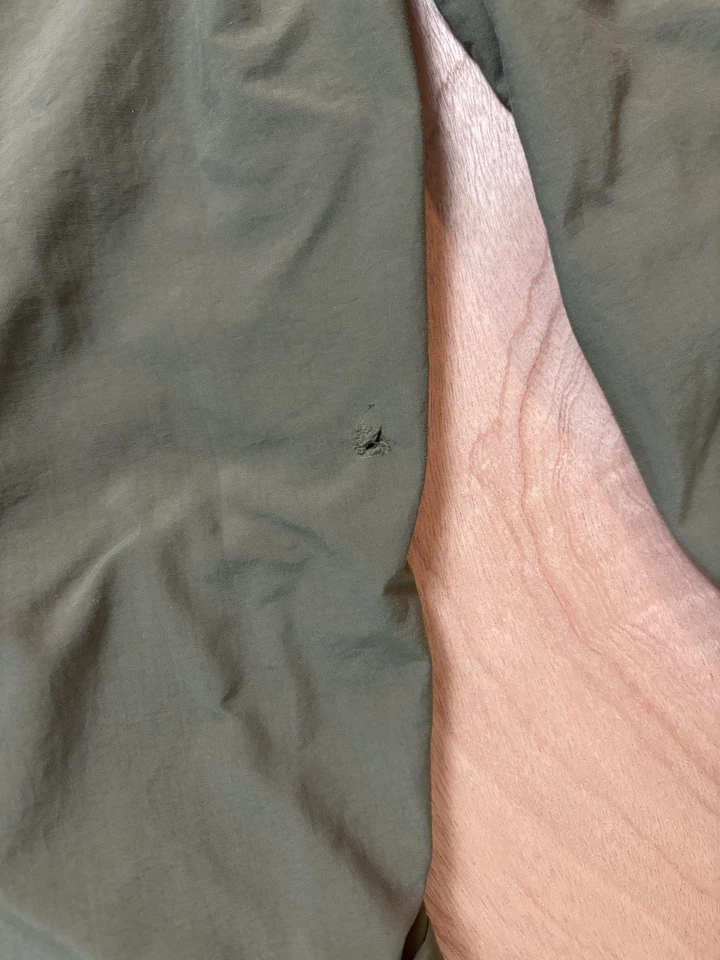 Pantalón REI Niño Grande Juvenil 10/12 Cremallera Convertible Carga Ajustable Cintura Verde Foto 4 de 4