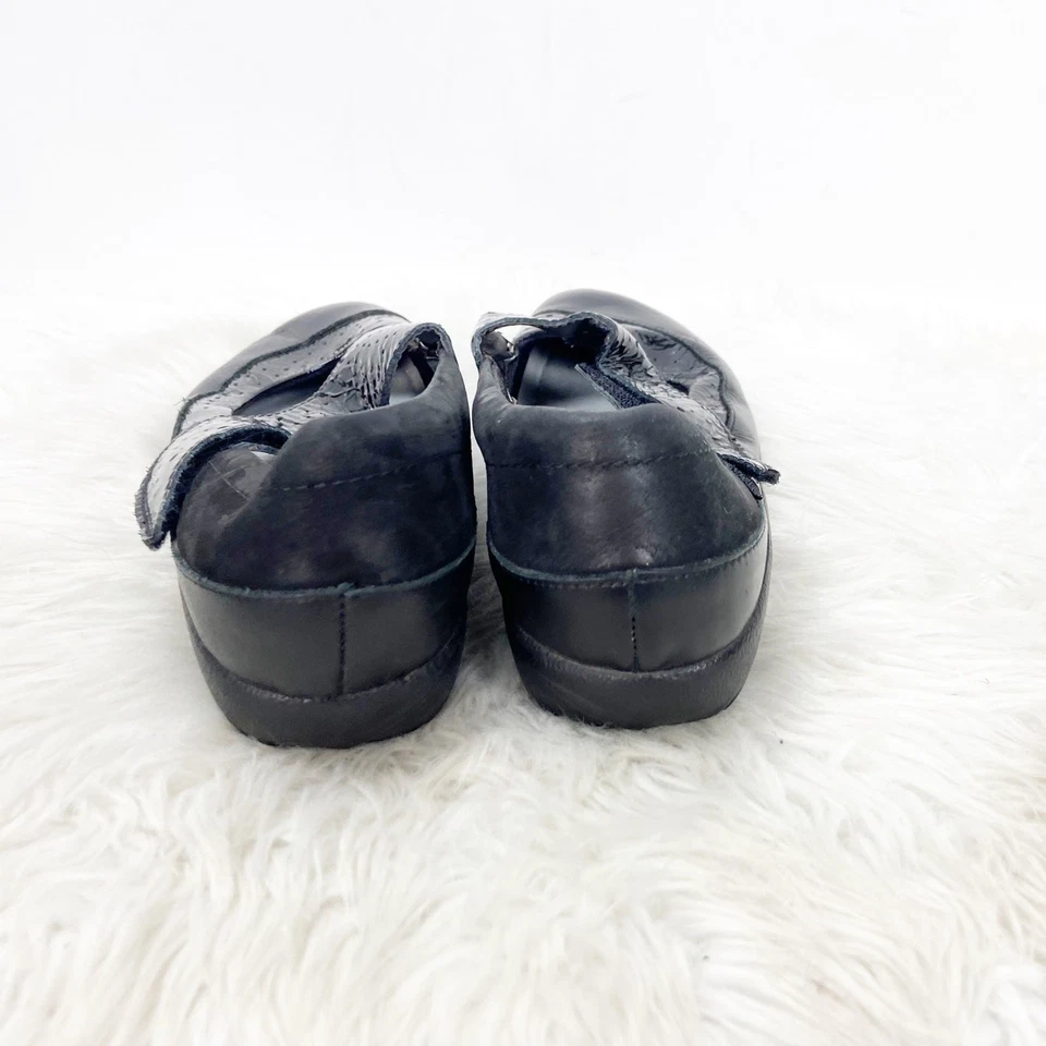 Zapatos planos cómodos Mary Jane de charol negro Noat 41 para mujer Foto 3 de 4