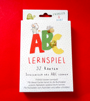 Abc-Lernspiel Set Mit 32 Karten Spielerisch Das Abc Lernen Schulanfang