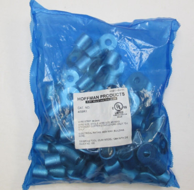 Hoffman Products 28mm Stud Ring Terminal Connectors 4/09r1 Bag of 50