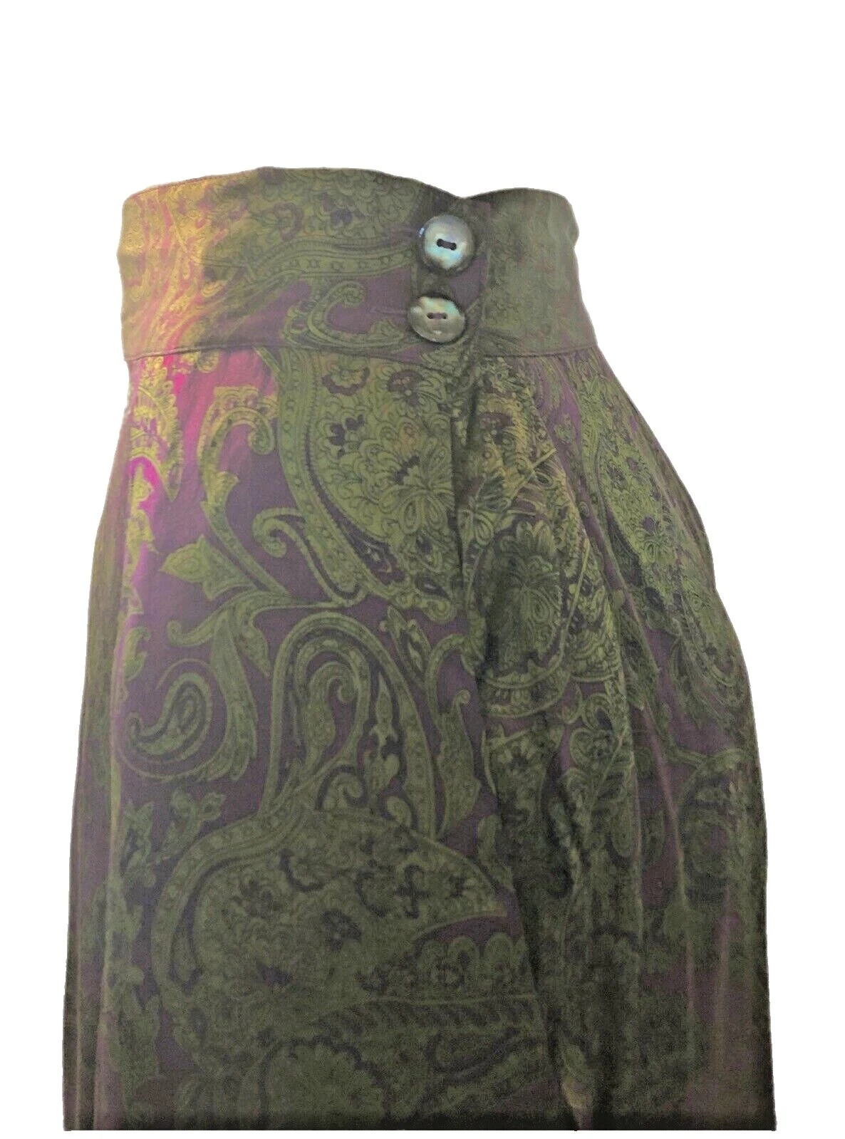 Faldas Vintage 100% Seda 1970s para Mujer