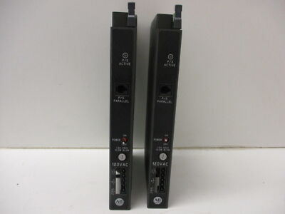 (LOT OF 2) ALLEN BRADLEY 1771-P4S AC POWER SUPPLY MODULE 120V