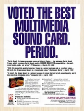 1994 Turtle Beach Tropez Sound Card Original Advertisement v2