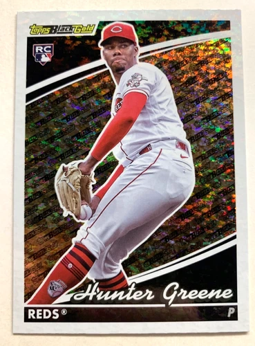 HUNTER GREENE ROOKIE • 2022 Topps Black Gold #BG-17 • SHARP REDS SP RC!!!