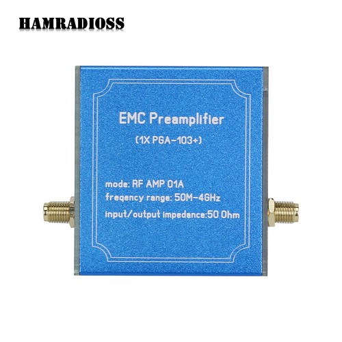 Low Noise Amplifier LNA EMC Preamp 1X PGA-103+ EMI Magnetic Probe Signal Amp - 第 2/6 張圖片