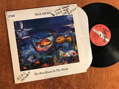 Max Eider Max Eider The Best Kisser In The World '87 LP Big Time 60461B alt jazz ...