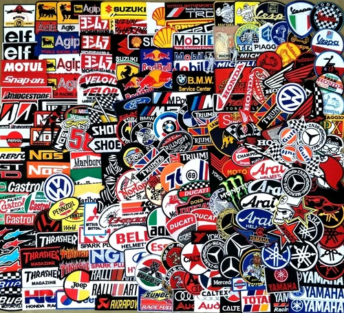 Racing Sport Motor Wholesale Random Lot Embroidered Sew Iron On Patch Set