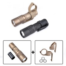 WADSN Tactical Metal Handheld Flashlight Mounted Light Fast Helmet LED