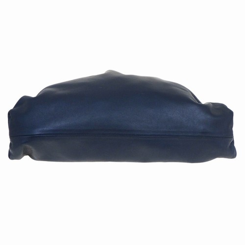 Bottega Veneta The Pouch 576227 Clutch Leather Navy Typea - Picture 9 of 20