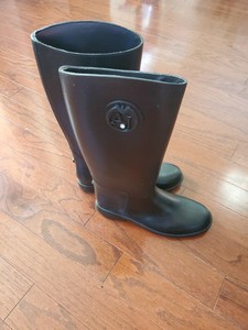 armani rain boots