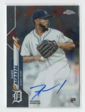 2020 Topps Chrome Dario Agrazal AUTO ROOKIE TIGERS