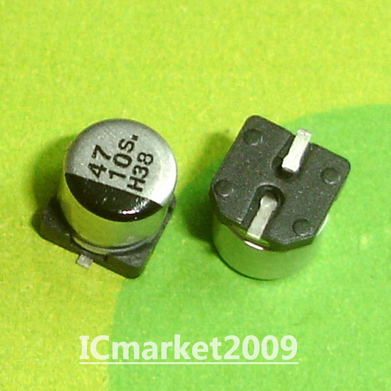 100PCS B 10V47UF 476 3528 B 47UF 10V Condensatore Al Tantalio SMD LIUZIIHAYIN - Foto 5