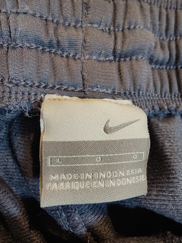 Pantalones Nike Hombres Grande Pista Recto Tobillo Cremallera Deportes Correr Gris 100% Poliéster - Imagen 8 de 10