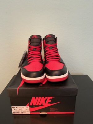Nike Air Jordan 1.5 High The Return Black-Red 768861 001 EU46/US12/UK11 (2015)
