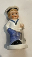 Vintage Goebel Figurine Sailor Leaning On Anchor