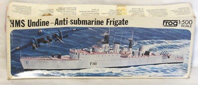 Frog #F126 HMS Undine - Anti-Submarine Frigate 1:500 Scale Open Box - NOS