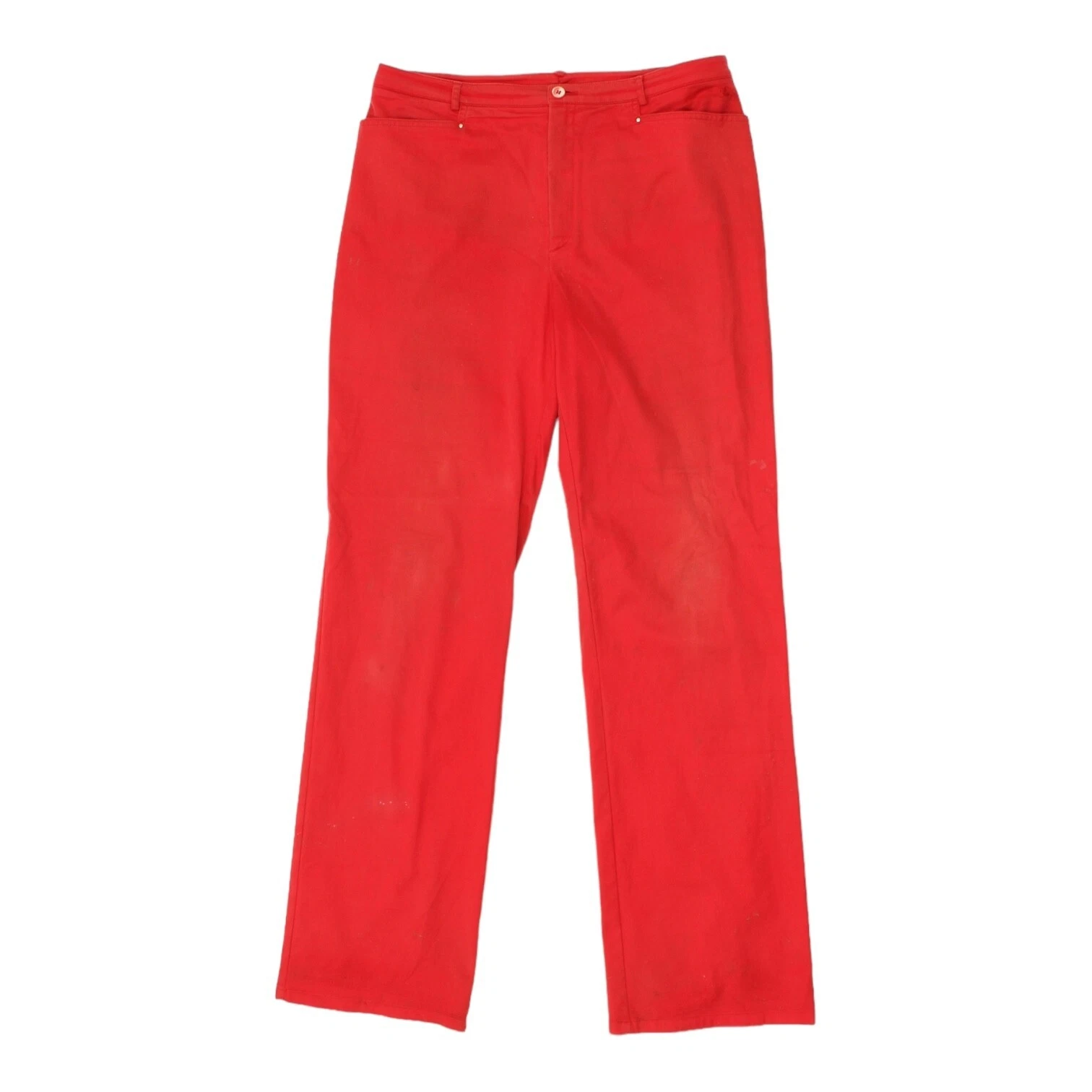 Pantaloni Burberry donna rossi gambe dritte pantaloni abito vintage designer vintage vintage vintage vintage vintage