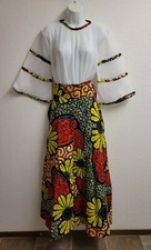 Women  s African Ankara cotton wrap skirt With Matching Top blouse sz 14, 16, 18