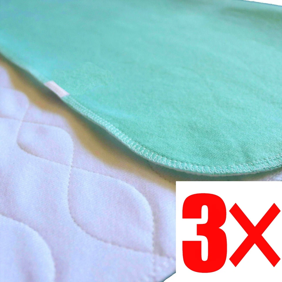 3 Stk Inkontinenzunterlage waschbar Matratzenauflage Kranken Nässeschutz Auflage - Bild 3 von 4