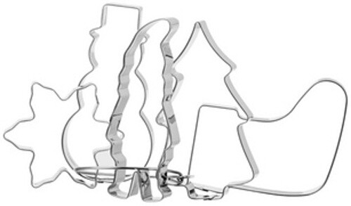 Ausstecher Weihnachten Ausstechformen 5Er Set BackföRmchen PläTzchen Backen *-image