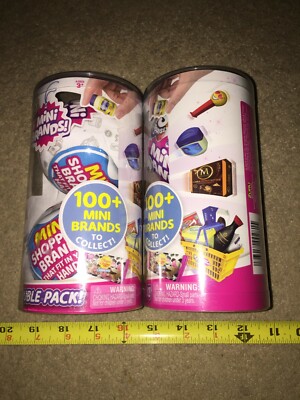 Zuru Mini Brands 5 Surprise Ball 2 Double Packs 4 Balls Items New Free Shipping