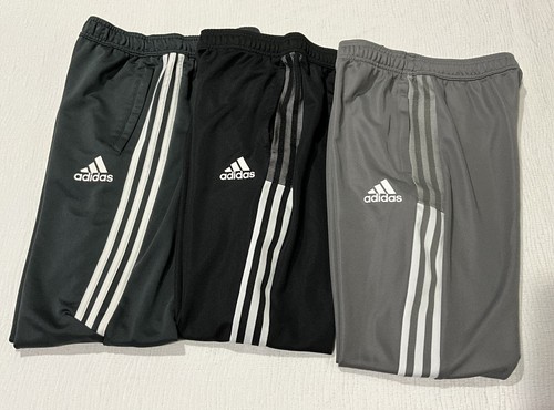 Adidas Lot Of 3 Tiro 21 Track Pants Youth Size Large Pre-Owned, In EUC! - Picture 2 of 24